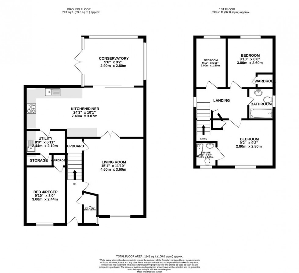 Floorplan for Thetford Way, Taw Hill, Swindon