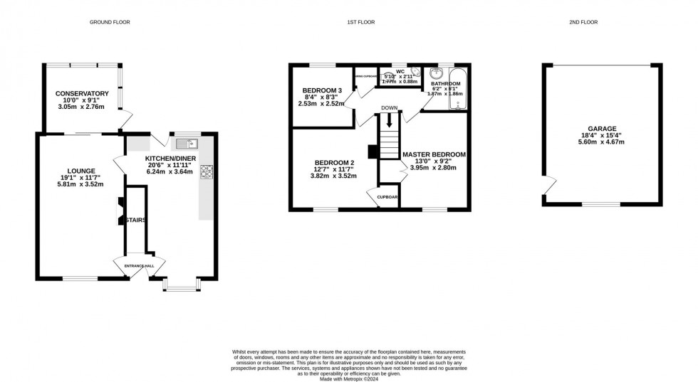 Floorplan for Constable Road, Swindon