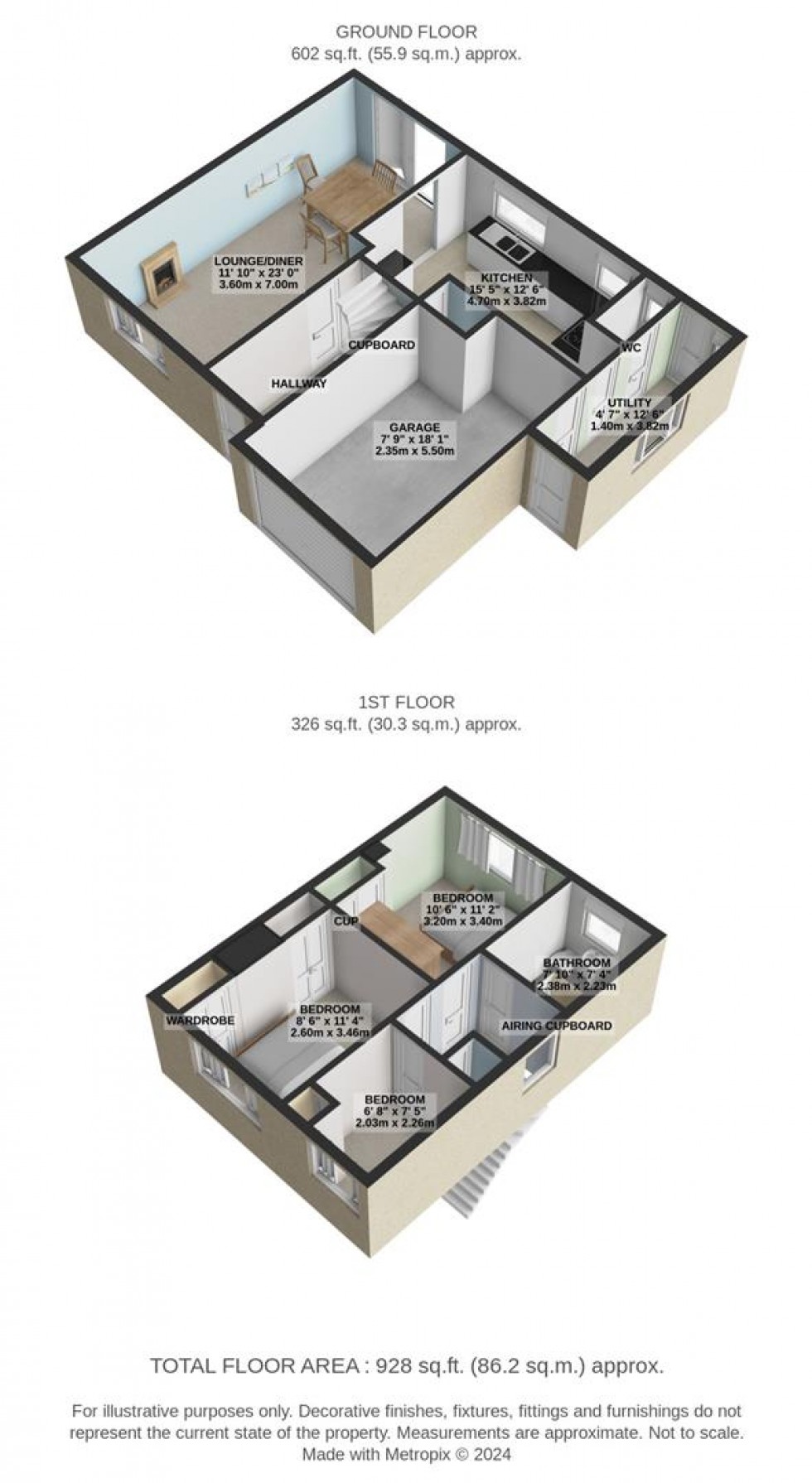 Floorplan for Churchward Avenue, Swindon