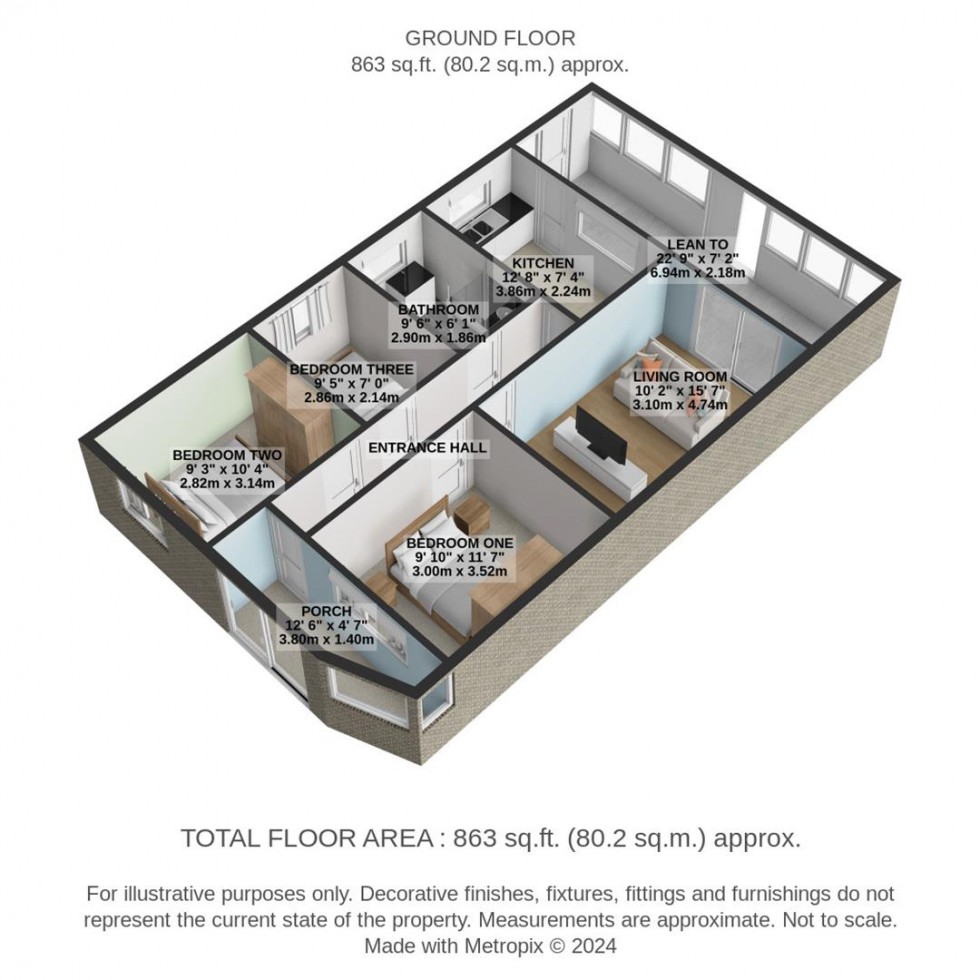 Floorplan for Oxford Road, Lower Stratton, Swindon