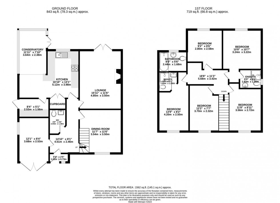 Floorplan for Gifford Road, Swindon