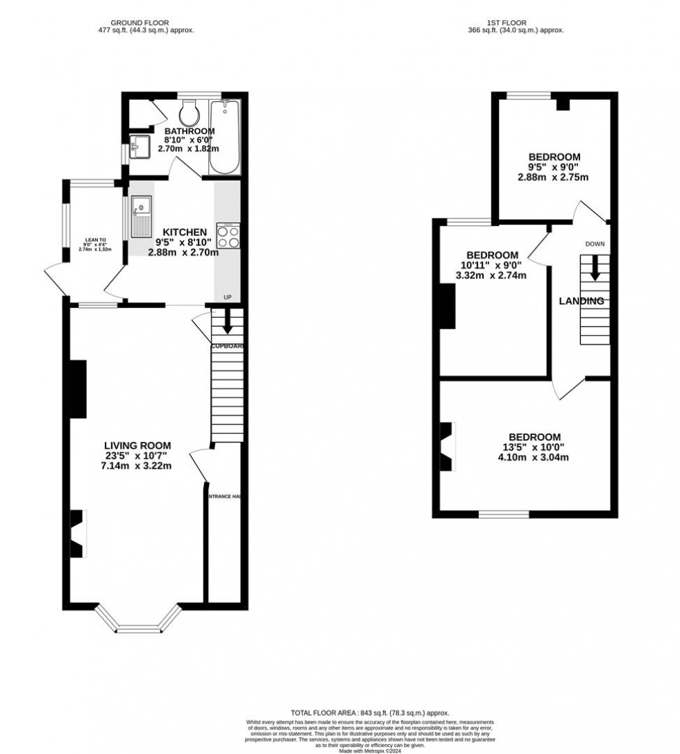 Floorplan for Cricklade Road, Upper Stratton, Swindon