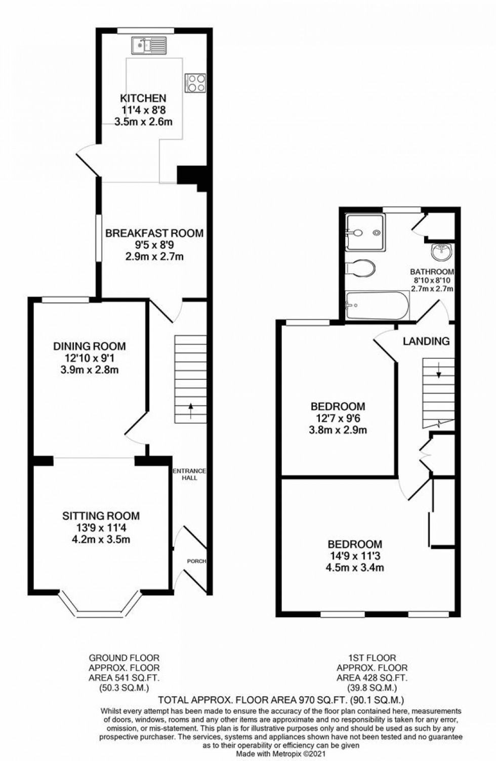 Floorplan for Ashford Road, Old Town, Swindon