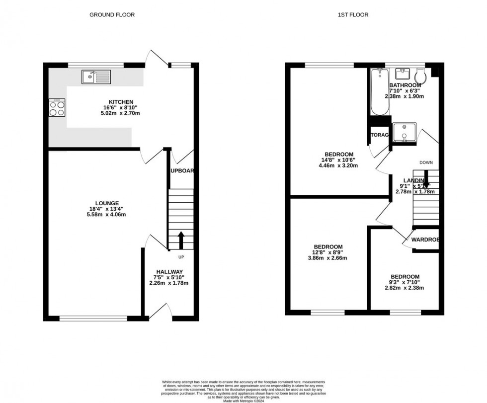 Floorplan for Anderson Close Swindon