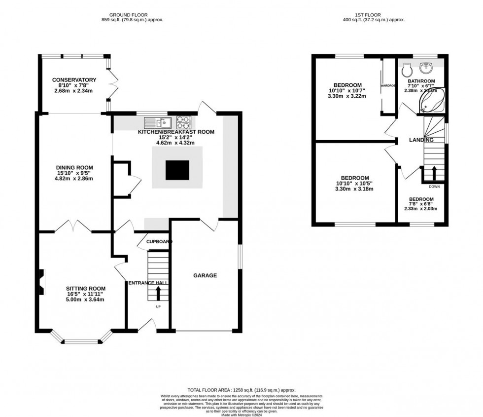 Floorplan for Upham Road, Old Walcot, Swindon