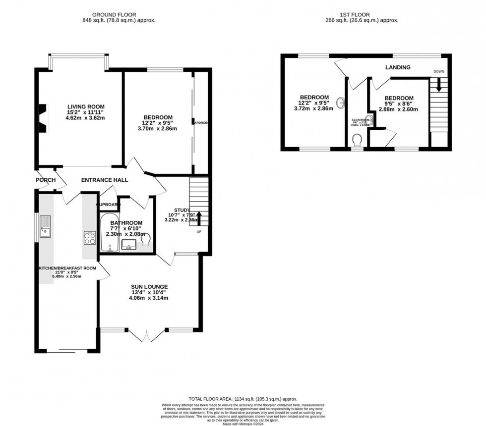 Floorplan for Beaufort Road, Wroughton, Swindon