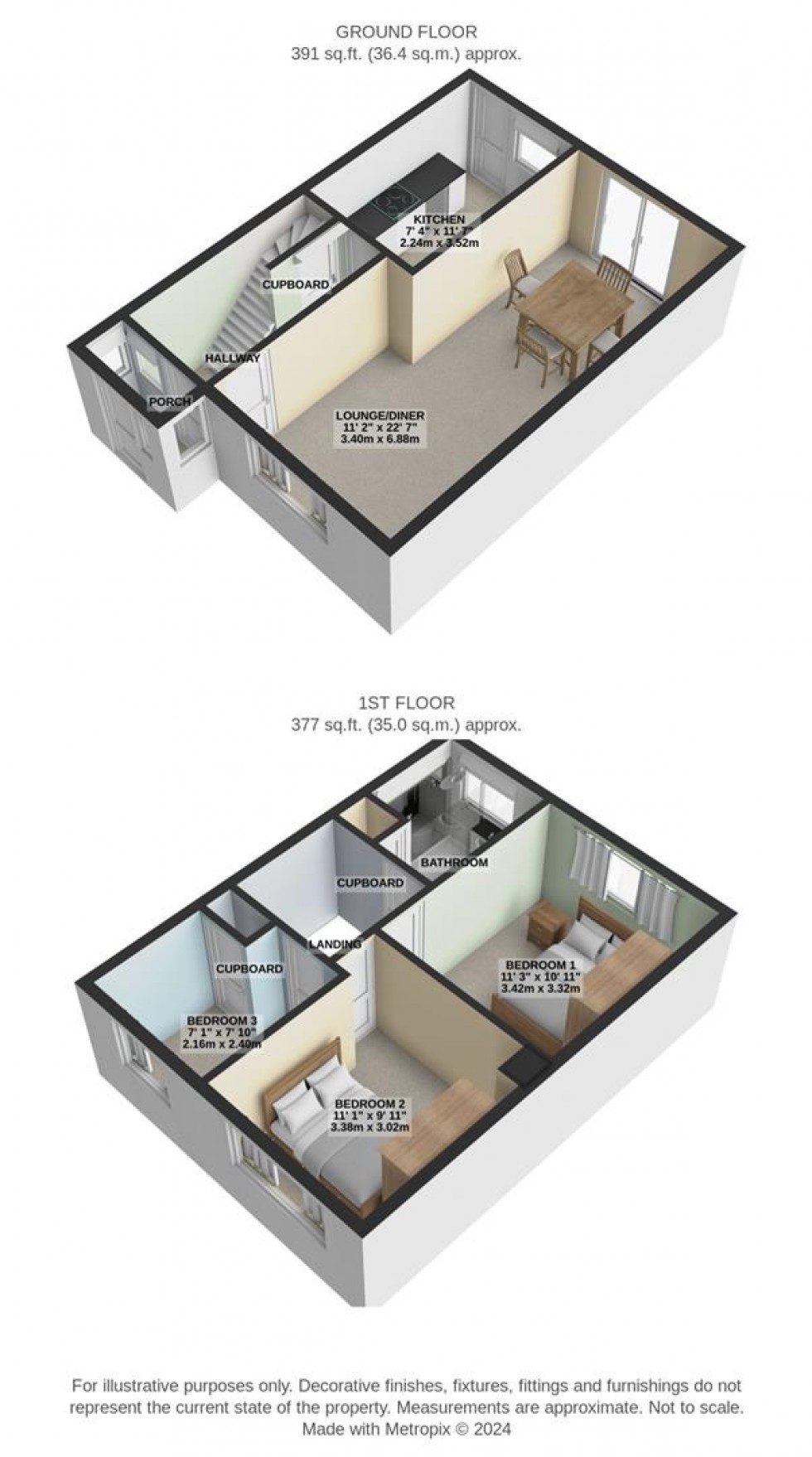 Floorplan for Fraser Close, Swindon