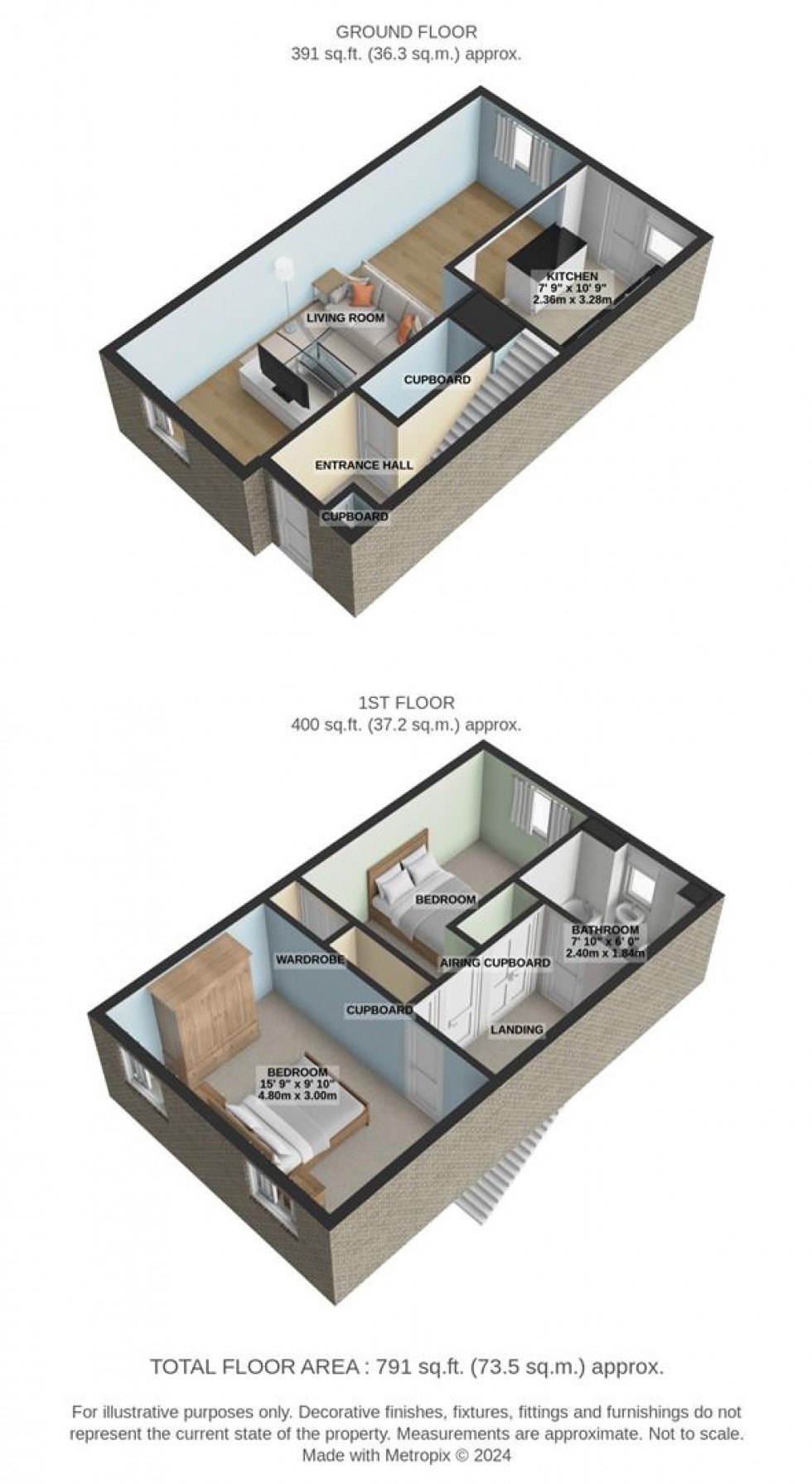 Floorplan for Spindle Tree Court, Pinehurst, Swindon