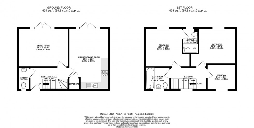 Floorplan for Timoney Place, Wichelstowe, Swindon