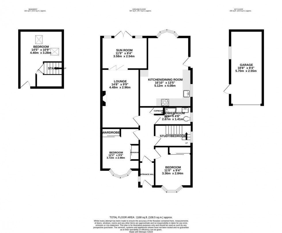 Floorplan for Whitelands Road, Swindon