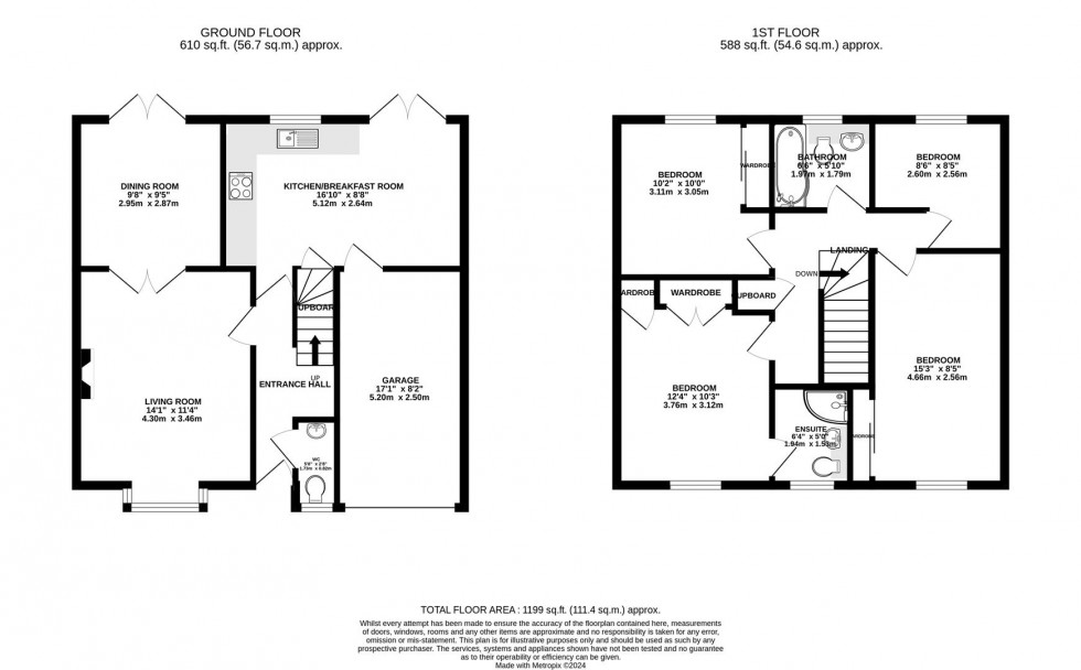 Floorplan for Hatherall Close, Stratton St. Margaret, Swindon