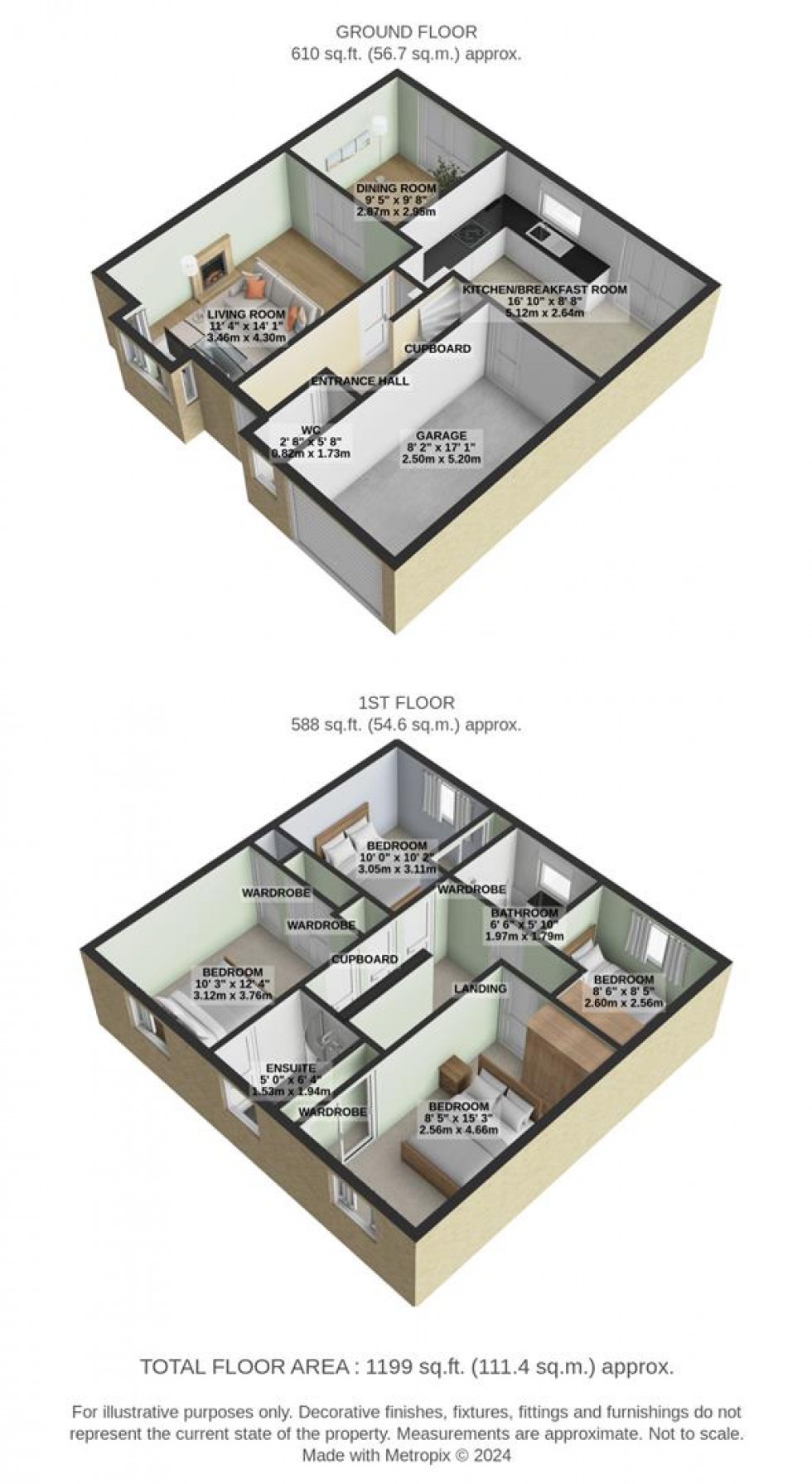 Floorplan for Hatherall Close, Stratton St. Margaret, Swindon