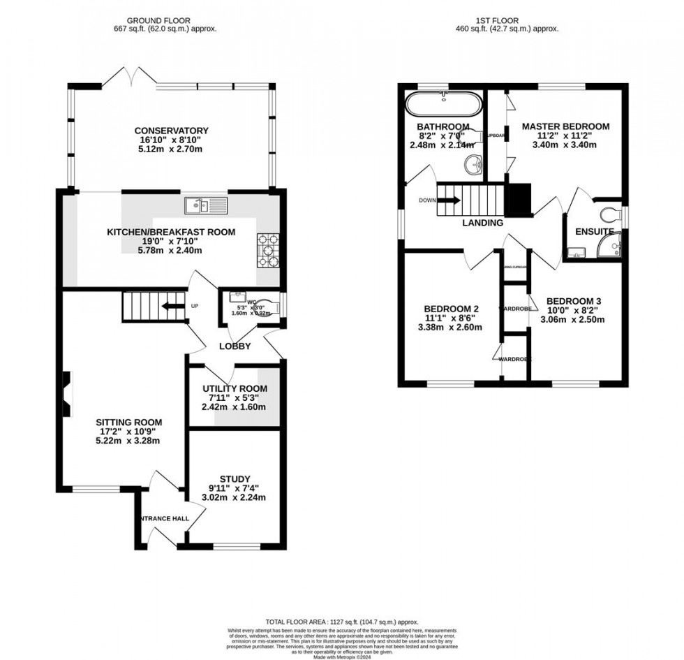 Floorplan for Redbridge Close, Rushey Platt  Swindon