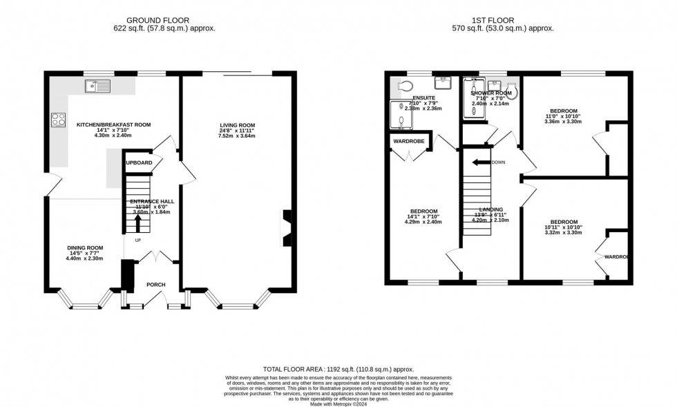 Floorplan for Wigmore Avenue, Lawns, Swindon