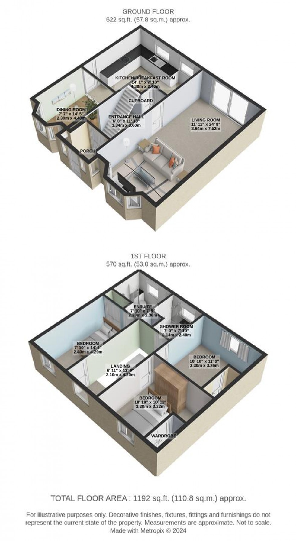 Floorplan for Wigmore Avenue, Lawns, Swindon