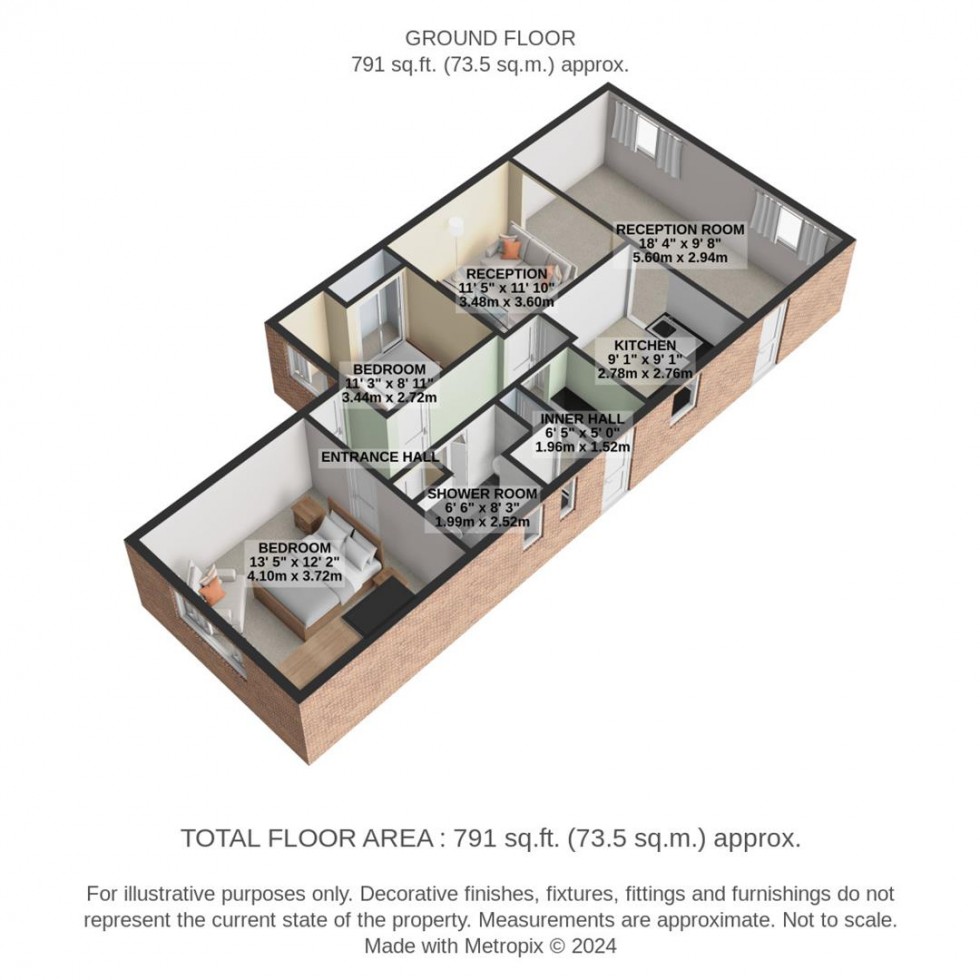 Floorplan for Clarendon Drive, Royal Wootton Bassett, Swindon