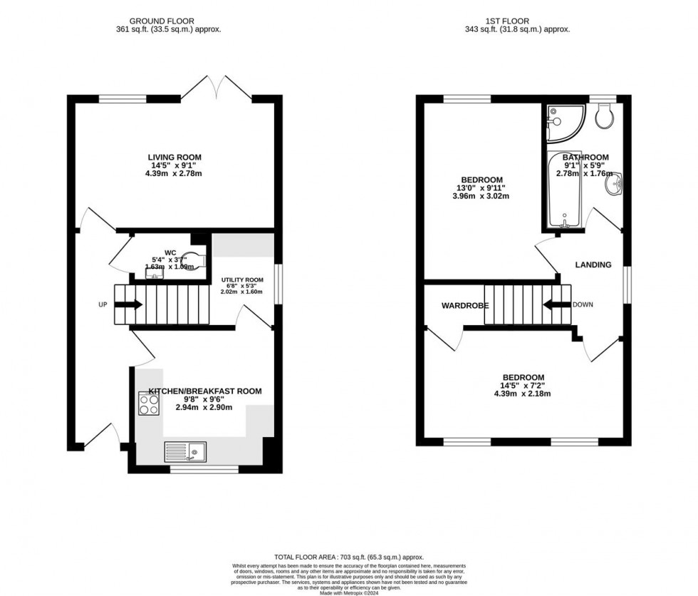 Floorplan for Maunsell Way, Wroughton, Swindon