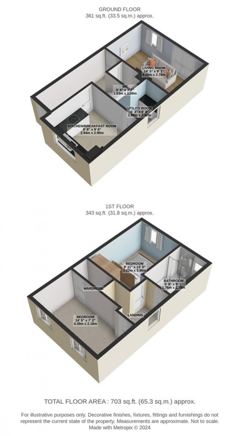 Floorplan for Maunsell Way, Wroughton, Swindon