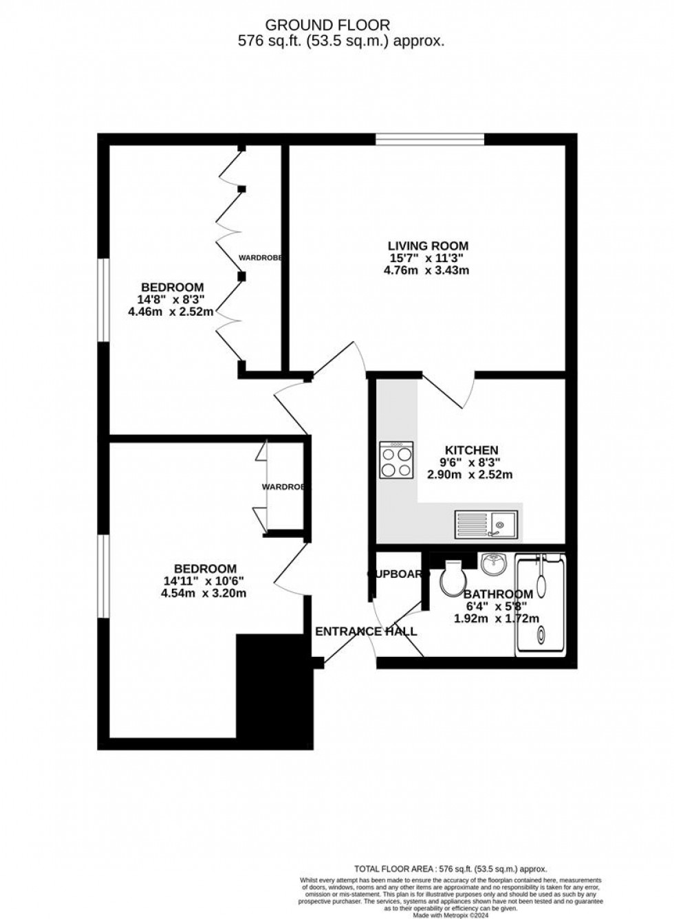 Floorplan for Marlborough Road, Old Town, Swindon