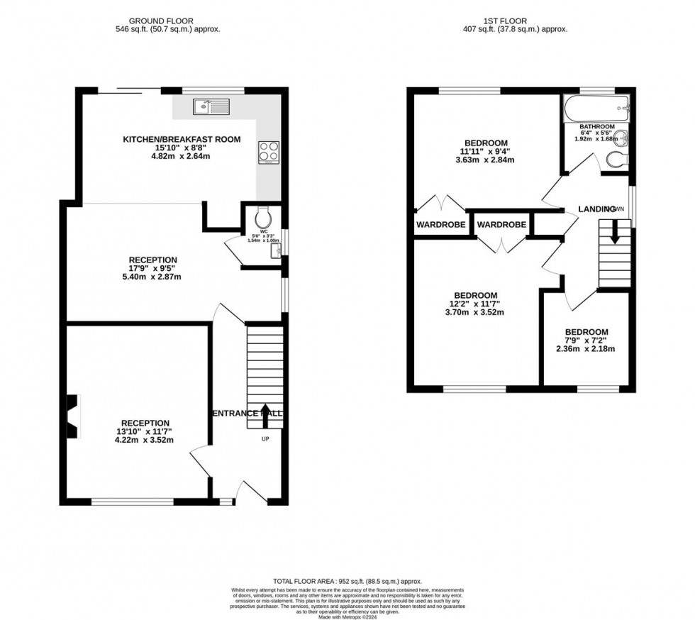 Floorplan for Maunsell Way, Wroughton, Swindon