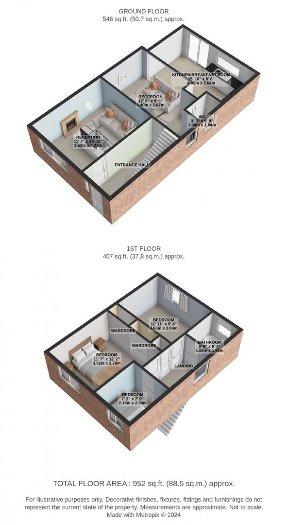 Floorplan for Maunsell Way, Wroughton, Swindon