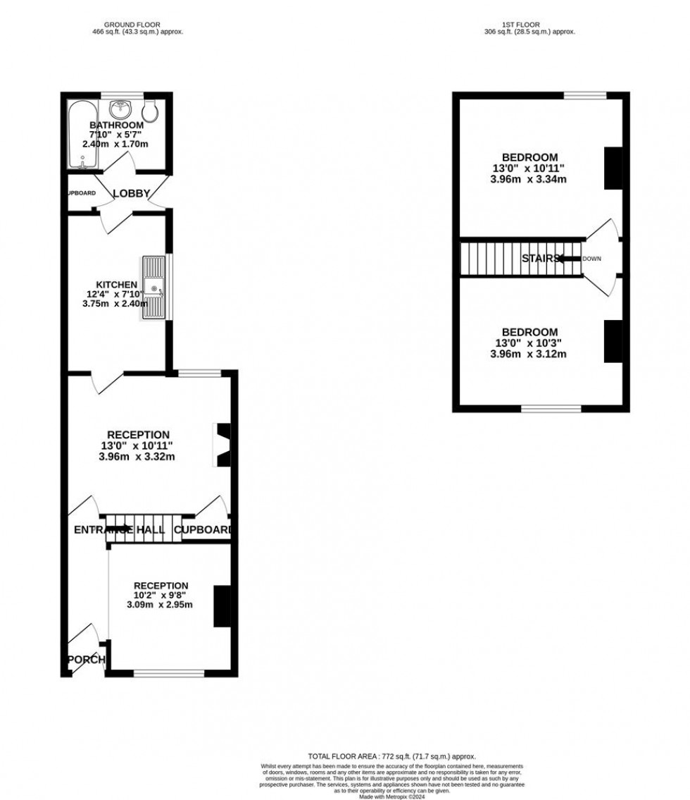 Floorplan for Deburgh Street, Rodbourne, Swindon