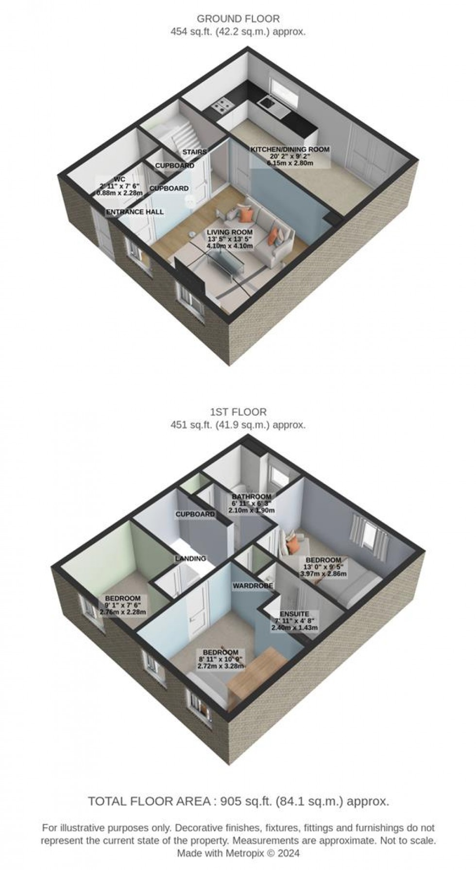 Floorplan for Holne Road, Wichelstowe, Swindon