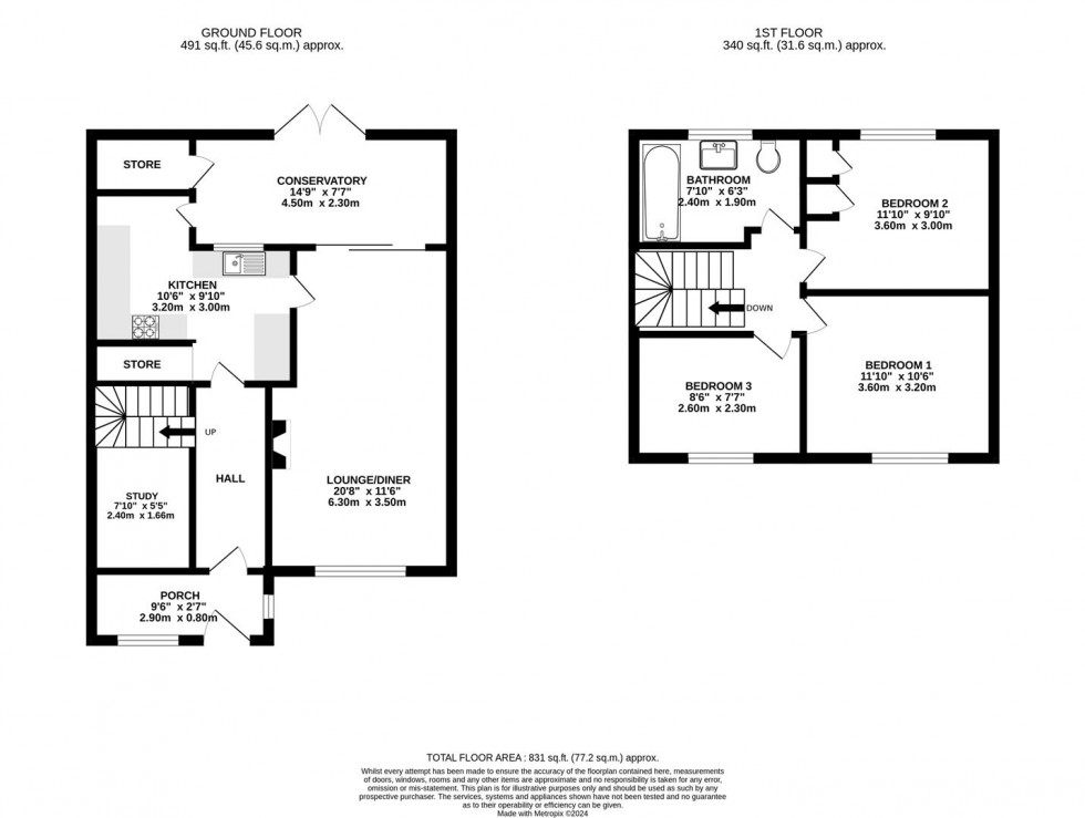 Floorplan for Chickerell Road, Park North, Swindon