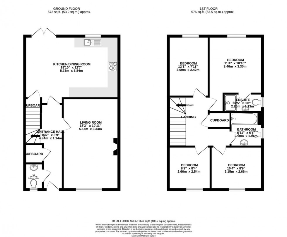 Floorplan for Austin Road, Eastleaze, Swindon