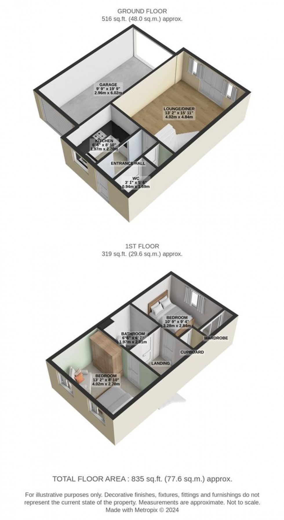 Floorplan for Clapham Close, Moredon, Swindon