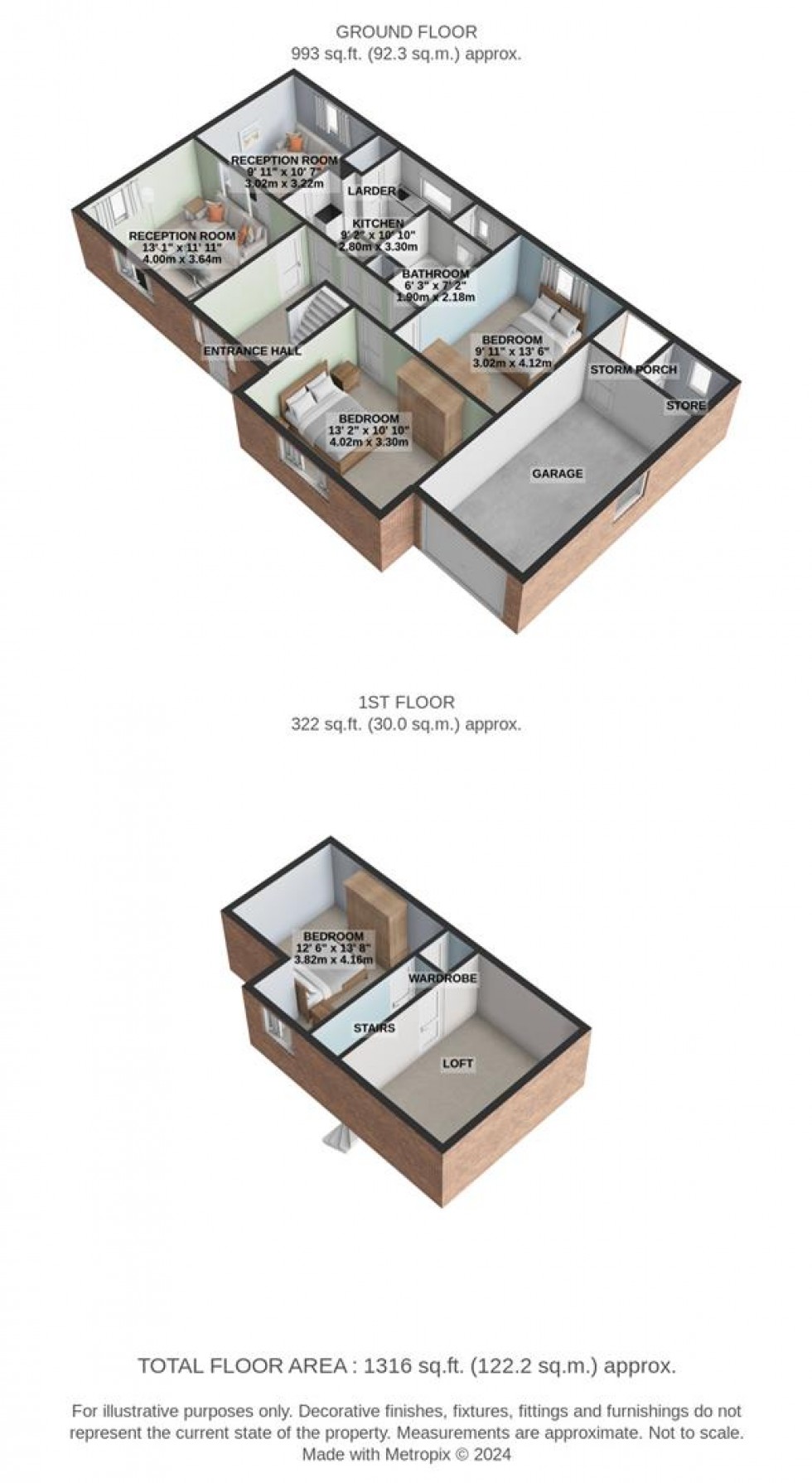 Floorplan for The Crescent, Common Platt, Swindon