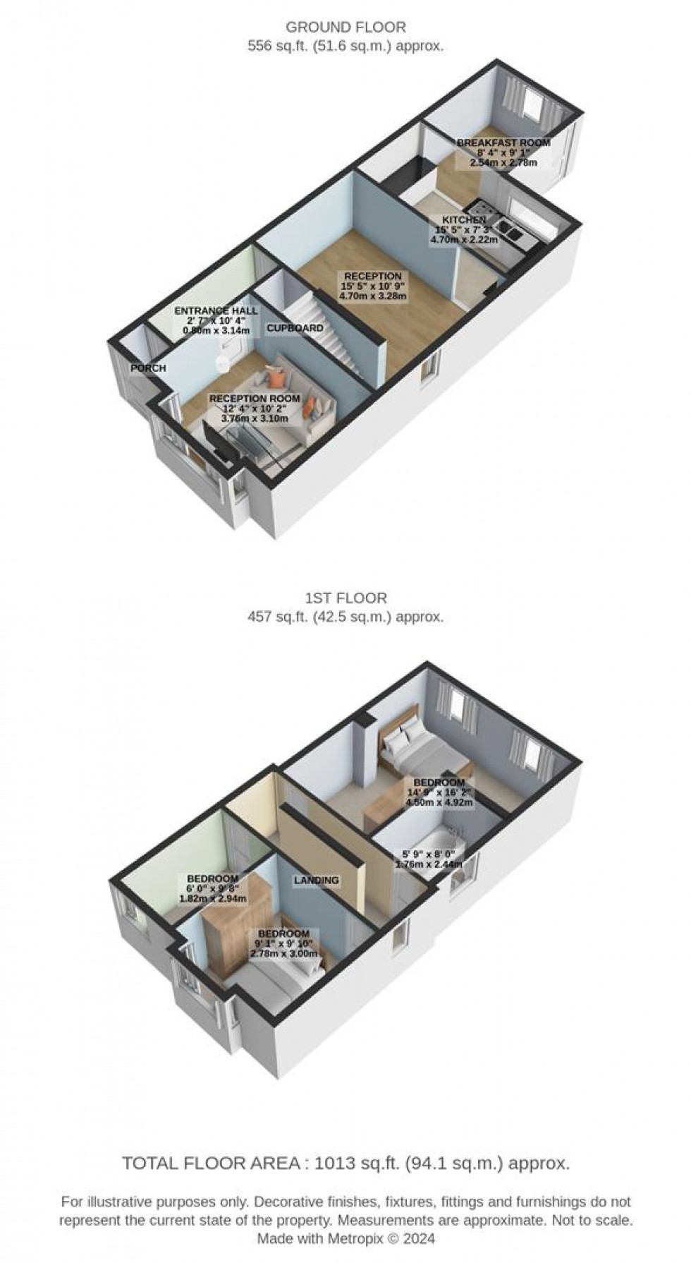 Floorplan for Wiltshire Avenue, Swindon