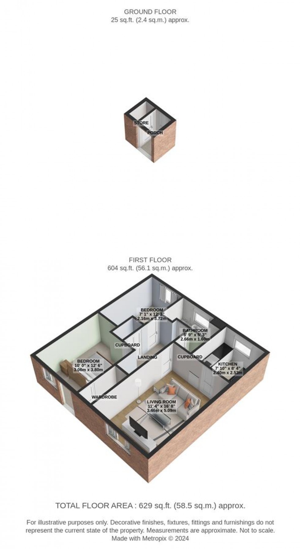 Floorplan for Ascham Road, Grange Park, Swindon