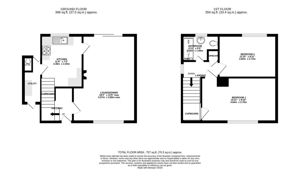 Floorplan for Frobisher Drive, Walcot, Swindon