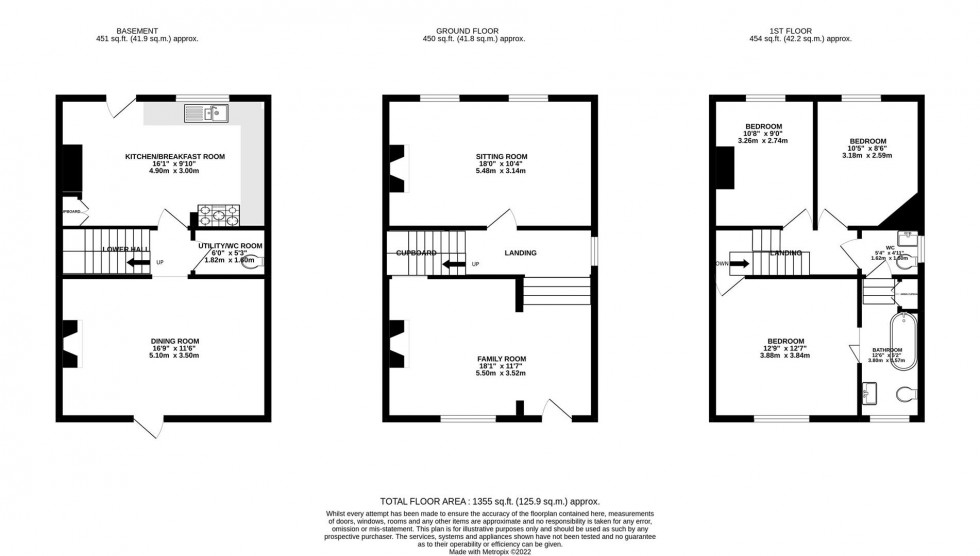 Floorplan for Belle Vue Road, Old Town, Swindon