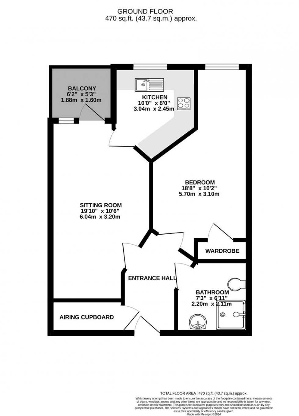 Floorplan for Lowry Way, Swindon