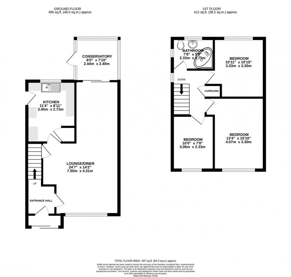 Floorplan for Farrfield, Swindon