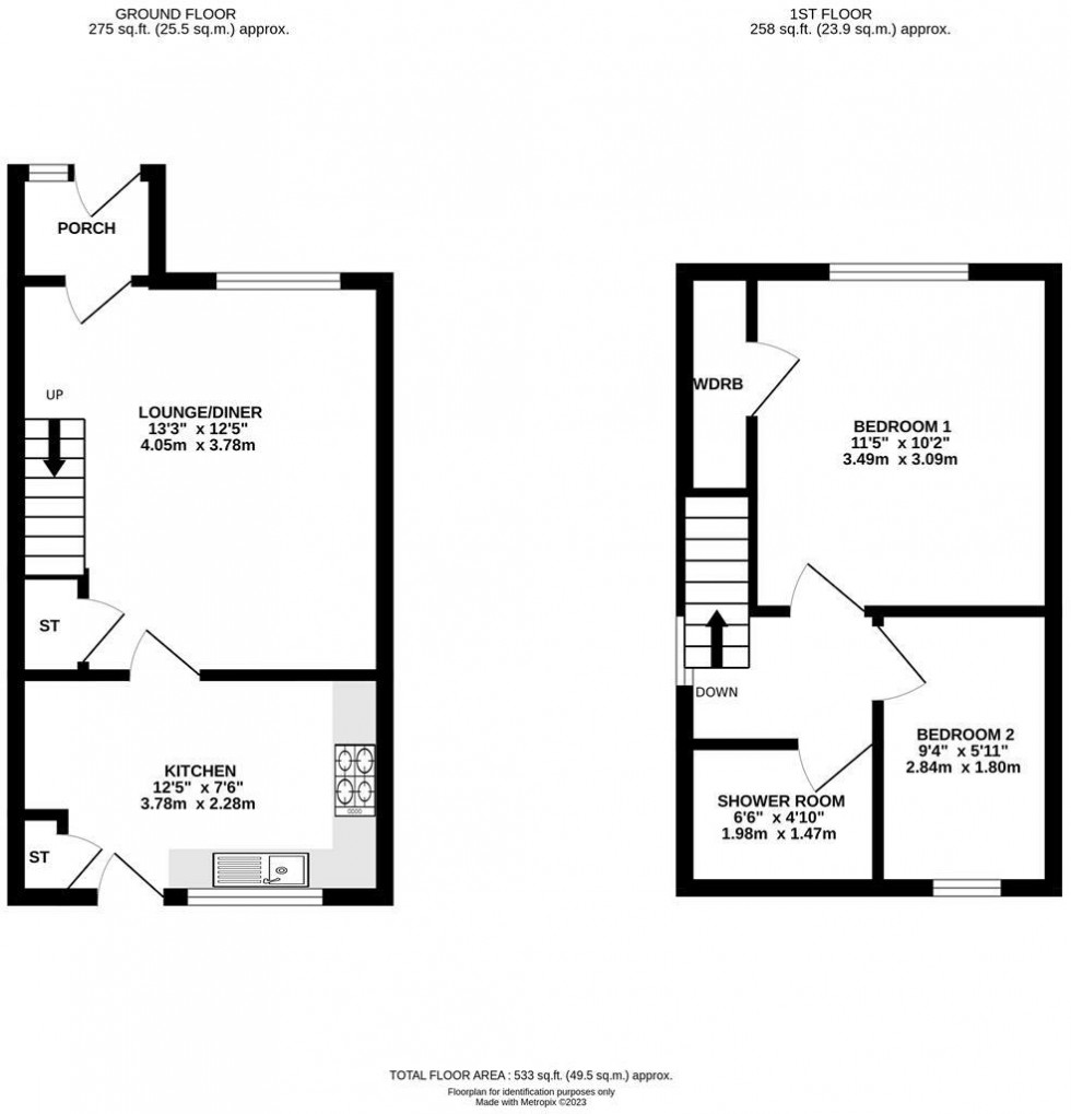 Floorplan for Quarry Mews, Swindon