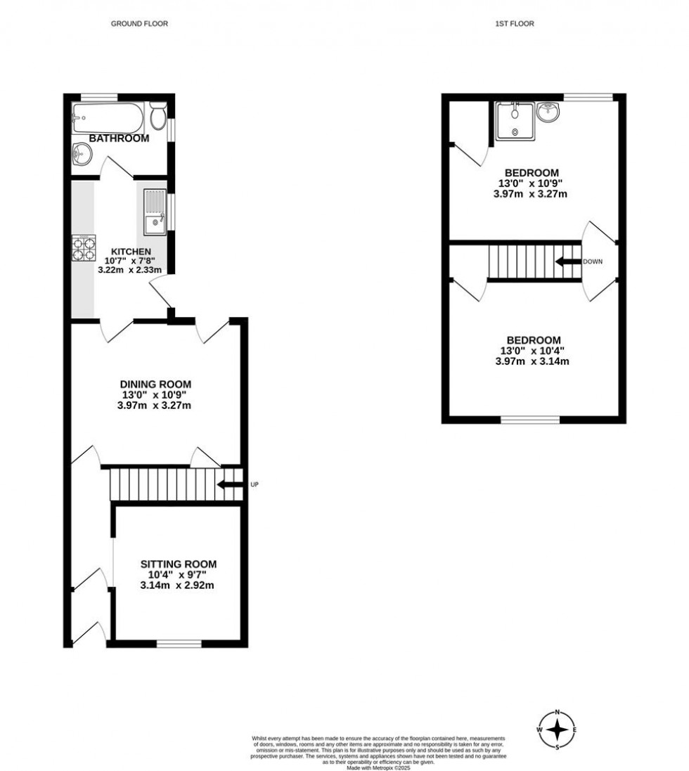 Floorplan for Edinburgh Street, Swindon